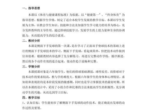 班级排球特技动作要领教案——小主力们的排球奇妙之旅（打造未来排球明星，让小主力们学习排球特技动作）