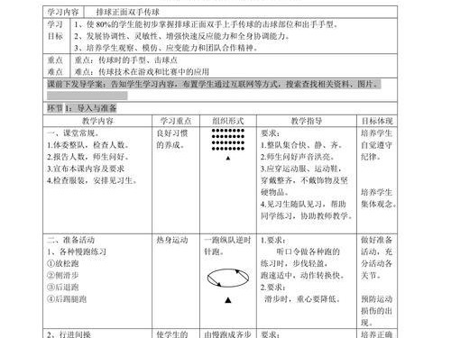 掌握排球特技动作的要领教案（打造高水平排球技巧，全面提升竞技实力）